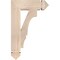 Ekena Millwork Balboa Arts & Crafts Smooth Bracket, Douglas Fir, 3 1/2"W x 14"D x 22"H BKT04X14X22BOA03SDF - alternate 3